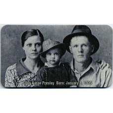 Elvis Presley Family Portrait 1935 Magnet