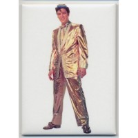 Elvis Presley Gold Lame Magnet