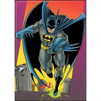 Batman on City Street Refrigerator Magnet