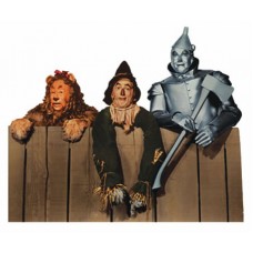 Wizard of Oz Lion, Scarcrow, Tinman Die Cut  Magnet