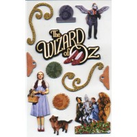 Wizard of Oz 3-D Sticker Set