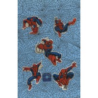 Spiderman Five Piece Puff Sticker Set