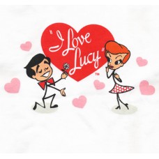 I Love Lucy Stick Figure Ladies Shirt Large