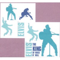 Elvis The King Wall Sticker Set